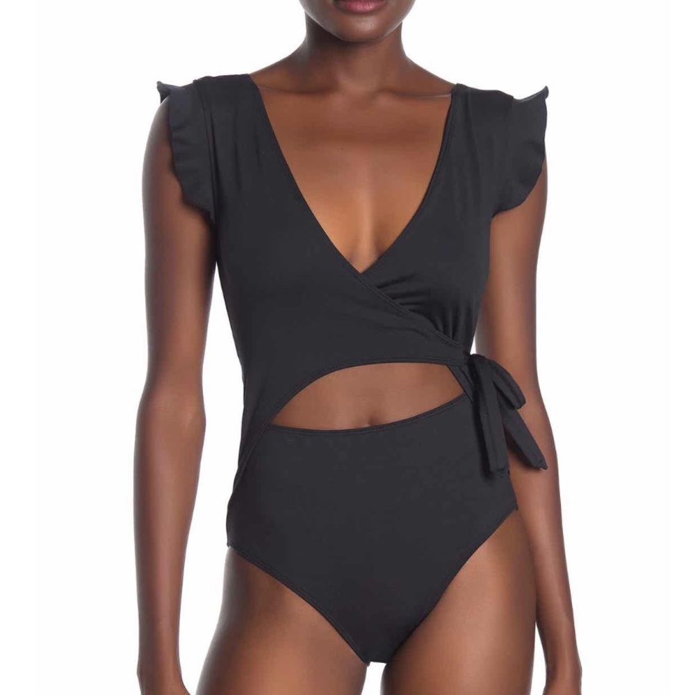 Free People Streamline Ballet Wrap Bodysuit